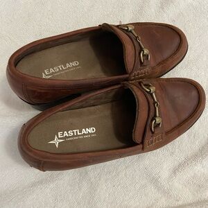 Eastland Womens Gwen Brown Loafers Sz 7.5